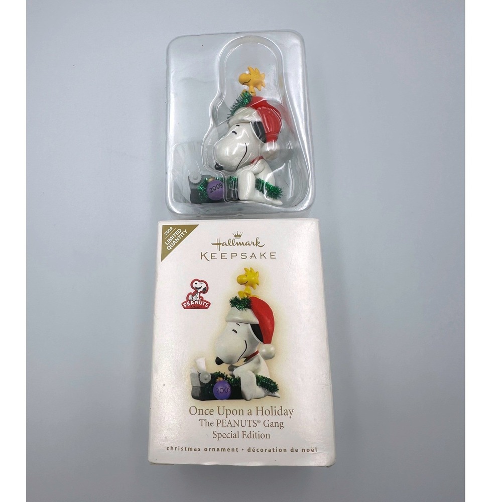 Hallmark Keepsake Ornament 2009 Special Edition Peanuts Once Upon A Holiday